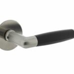 Intersteel enkele Deurkruk Combinatie met ronde rozet RVS