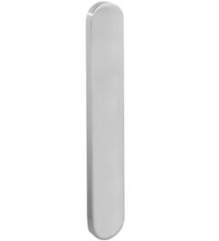 Intersteel schild XL ovaal 278x40x10mm geheel blind rvs