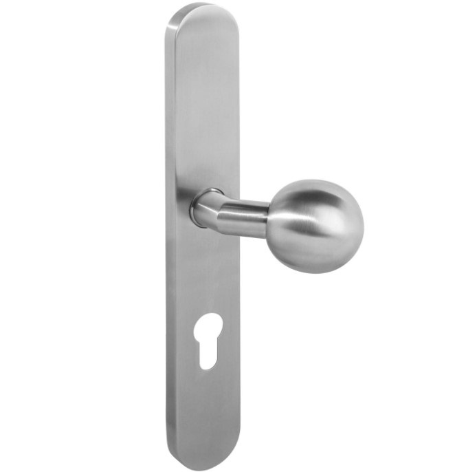 Intersteel Knopschild XL rechts verdekt Rond PC72 rvs