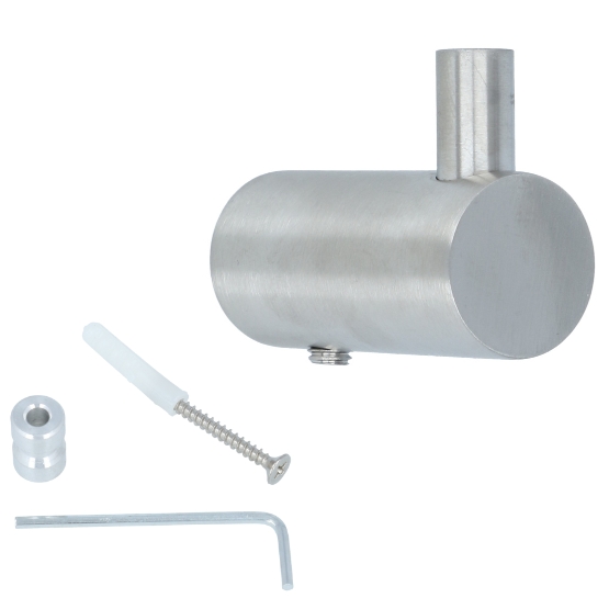 Kapstokhaak Ø19 X 43 mm rvs