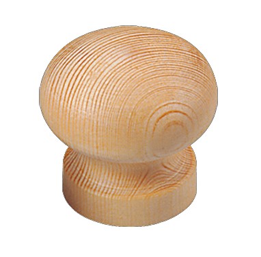 Intersteel Knop 40 mm grenenhout