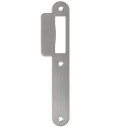 Sluitplaat korte lip 39 mm loopslot rvs