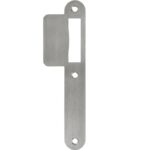 Sluitplaat lange lip 48 mm loopslot rvs