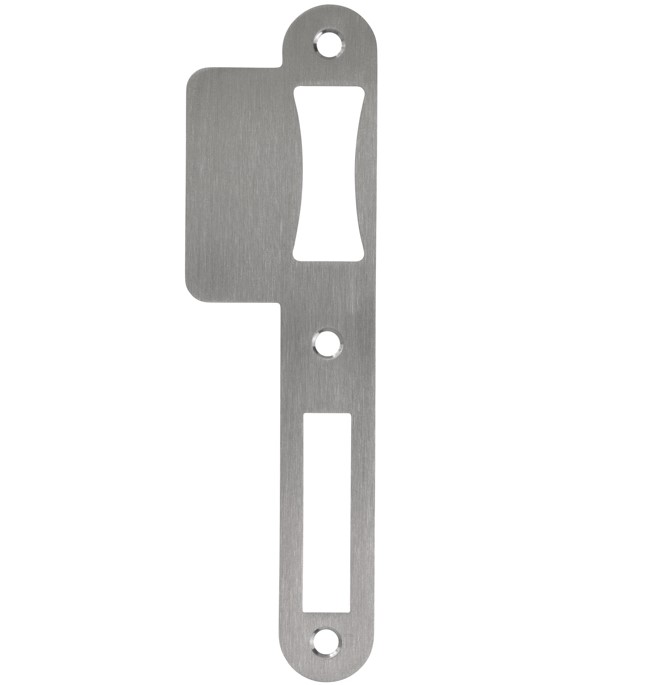 Sluitplaat lange lip 48 mm tonrolslot rvs