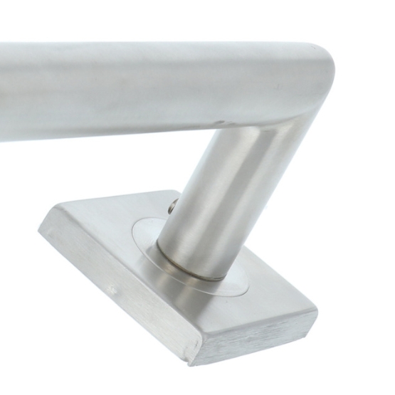 Deurkruk Mateo Op Vierkante Rozet RVS