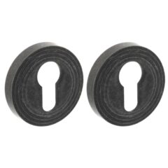 Intersteel cilinderrozetten verdekt met rillen ø54x9mm en nokken oud grijs