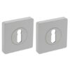 Intersteel sleutelrozetten verdekt 55x55x10mm met nokken wit