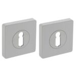 Intersteel sleutelrozetten verdekt 55x55x10mm met nokken wit