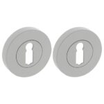 Intersteel sleutelrozetten verdekt ø52x10mm met nokken wit