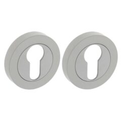 Intersteel cilinderrozetten verdekt ø52x10mm met nokken wit