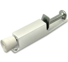 Deurvastzetter voetstift 25x120 mm wit