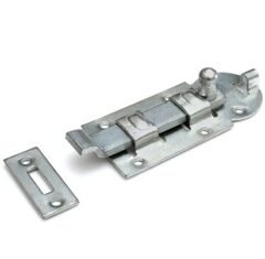 Rolschuif met bocht 120 mm verzinkt