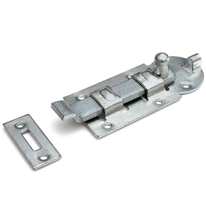 Rolschuif met bocht 100 mm verzinkt