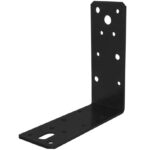 Starx hoekanker vlak verzinkt 125x125x46x2.5 mm 1 stuk zwart