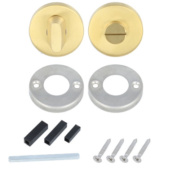 Toiletgarnituur Blind BASIC LBWC50D PVD mat goud