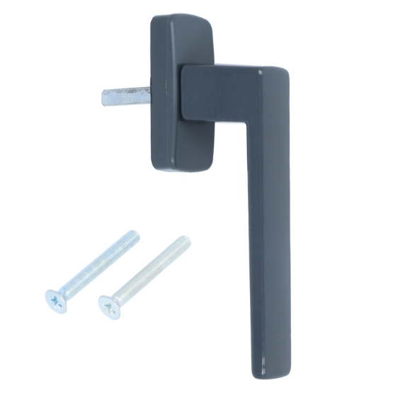 Draaikiepgarnituur Recht Model Aluminium grijs