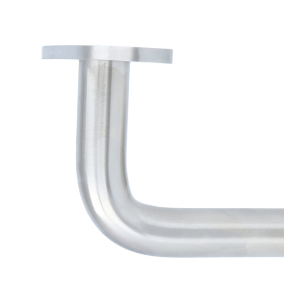 Leuninghouder opschroevend vlak zadel rvs