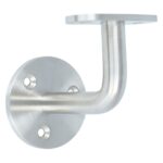 Leuninghouder opschroevend vlak zadel rvs