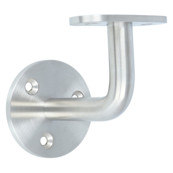 Leuninghouder opschroevend vlak zadel rvs