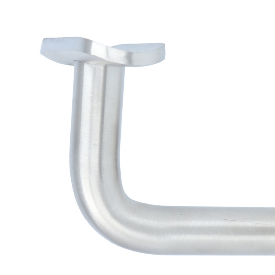 Leuninghouder opschroevend hol zadel rvs