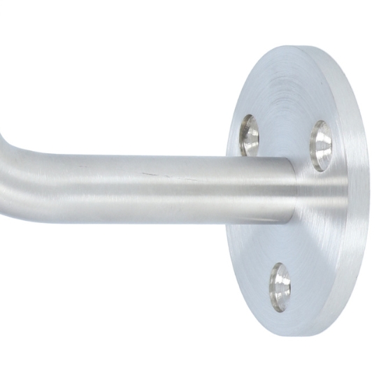 Leuninghouder opschroevend hol zadel rvs