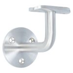 Leuninghouder opschroevend hol zadel rvs