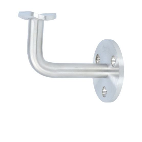 Leuninghouder opschroevend hol zadel rvs