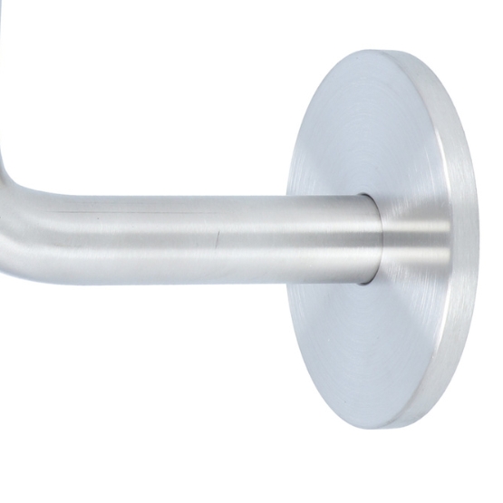 Leuninghouder blind vlak zadel rvs