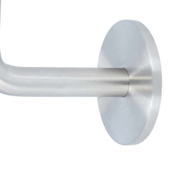 Leuninghouder blind hol zadel rvs