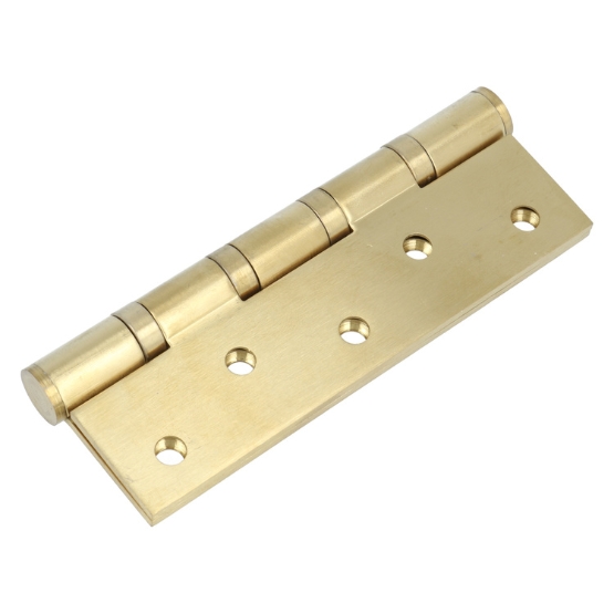 Kogellagerscharnier 126x76 mm goud 2 stuks