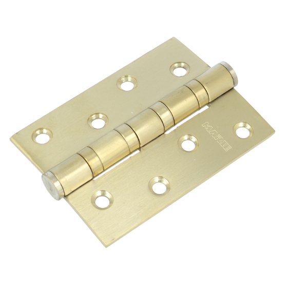 Kogellagerscharnier 101x76 mm goud 2 stuks