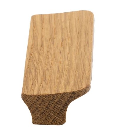 Greep Holsted Eiken gelakt 64 mm