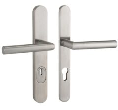 SKG3 PC72 kruk T op ovaal smal schild PRIO + kerntrekbeveiliging RVS