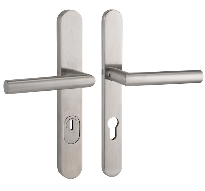 SKG3 PC92 kruk T op ovaal smal schild PRIO + kerntrekbeveiliging RVS