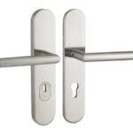 SKG3 PC92 kruk T op ovaal schild TOP + kerntrekbeveiliging RVS