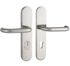 SKG3 PC92 kruk U op ovaal schild TOP + kerntrekbeveiliging RVS