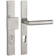 SKG3 PC72 knop/kruk T op rechthoekig smal schild PRIO + kerntrekbeveiliging RVS