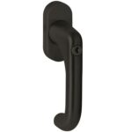 Draaikiepgarnituur Uno afsluitbaar SKG2 zwart