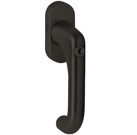 Draaikiepgarnituur Uno afsluitbaar SKG2 zwart