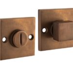 WC-Sluiting 5-8 mm Bauhaus messing antiek brons