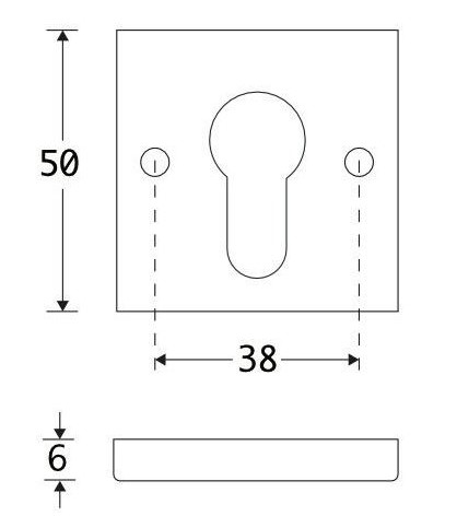 Set van twee PC-Plaatjes Bauhaus messing antiek brons