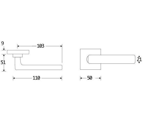 Deurkruk op geveerd rozet verdekt Padania messing antiek brons