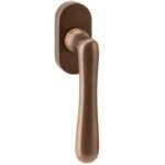 Draaikiepgarnituur Linea/Elegant messing antiek brons