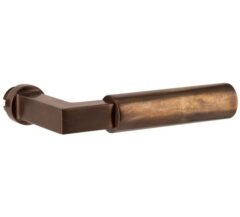 Deurkruk Bauhaus messing antiek brons