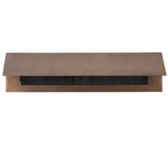 Tochtklep rechthoekig Mi Satori messing antiek brons