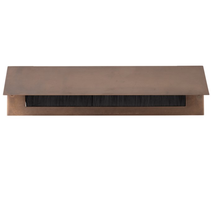 Tochtklep rechthoekig Mi Satori messing antiek brons