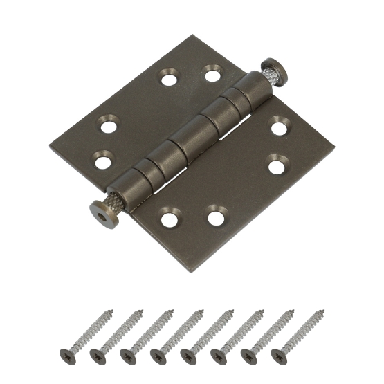 Kogellagerscharnier 8989 mm rechte hoek brons