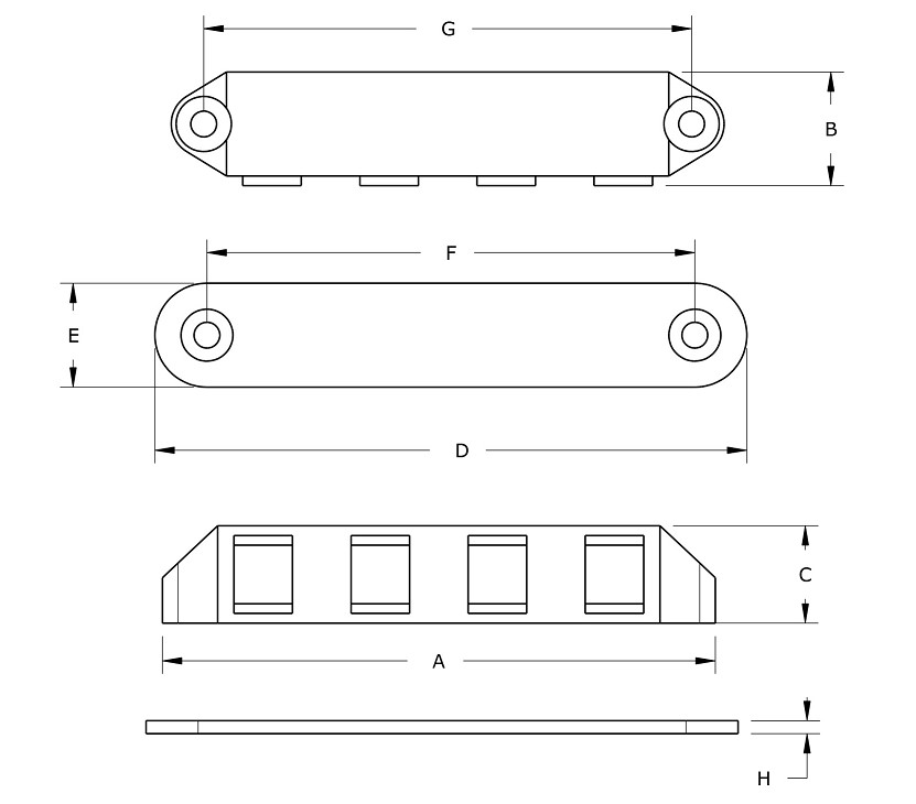 Magneetsnapper Super Polair 8 kg opbouw verchroomd