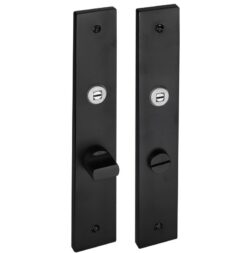 Impresso schild WC63/8 vierkant zwart