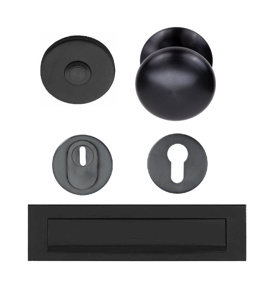 Voordeurset SKG3 LB65V PVD gunmetal